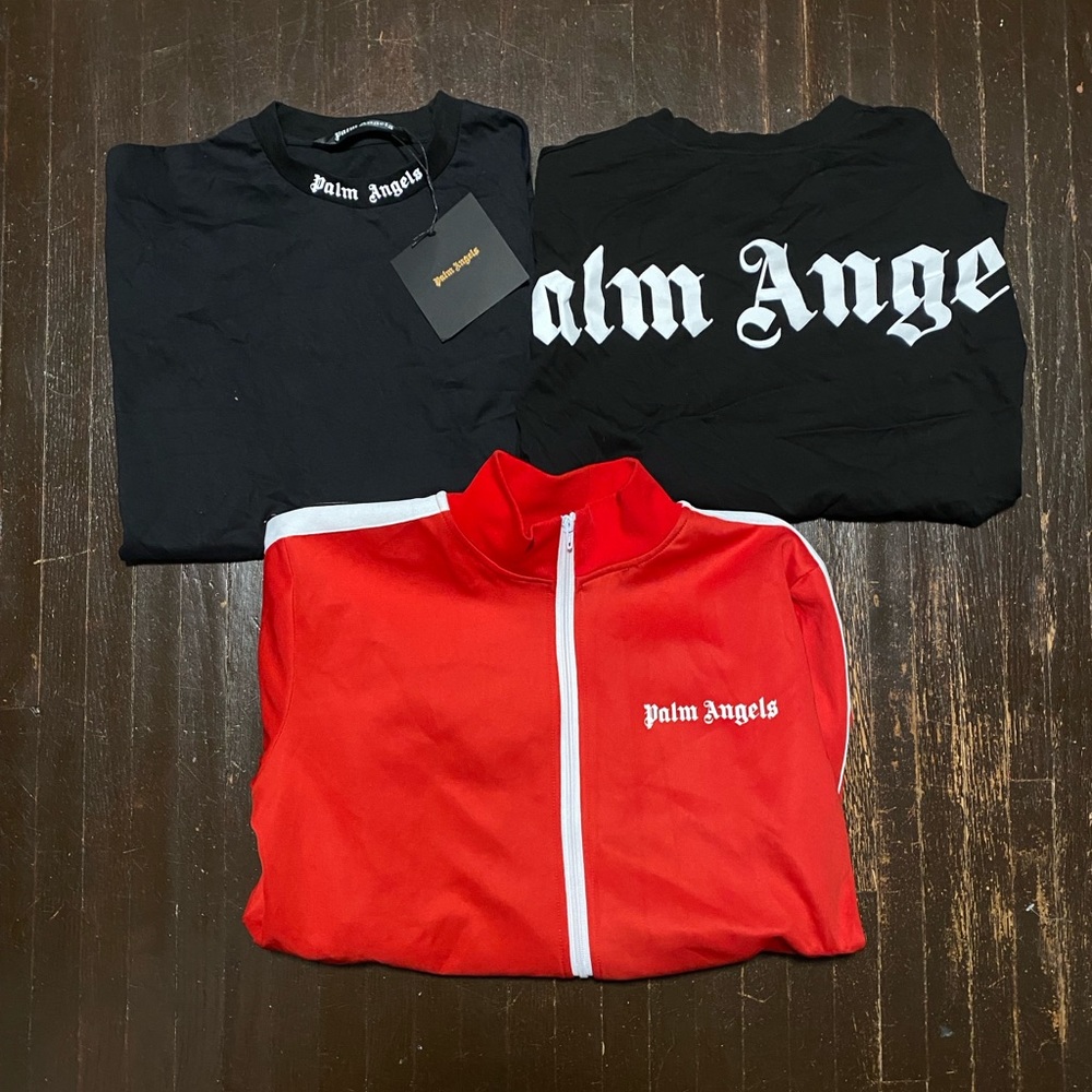 Lot of 3 Palm Angels Shirts Various Sizes